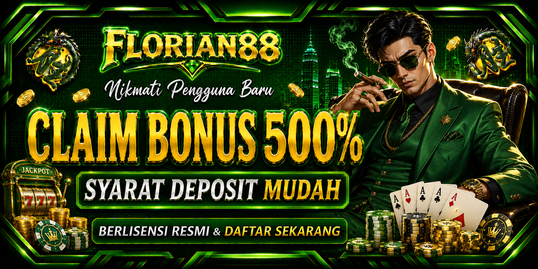 BONUS FREEBET 500% ALL GAMES