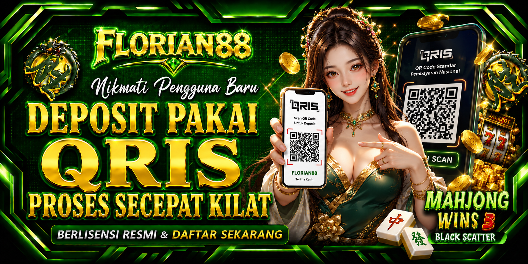 DEPOSIT QRIS PROSES SECEPAT KILAT HANYA 3 DETIK 